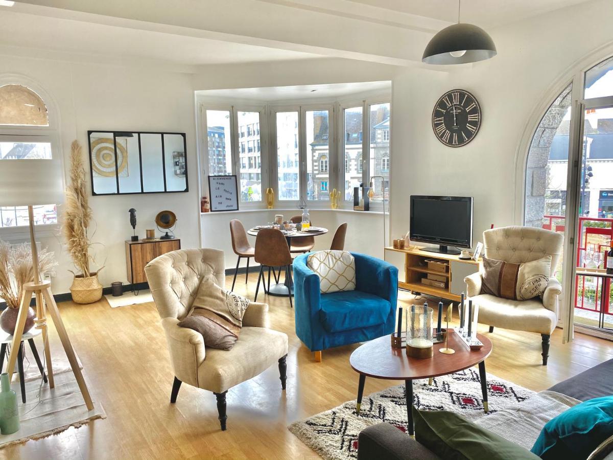 Le Cocon Briochin, Grand Appartement En Plein Centre De Saintbrieuc Dış mekan fotoğraf